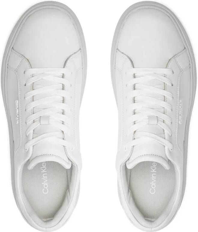 Calvin Klein witte leren sneakers White Heren