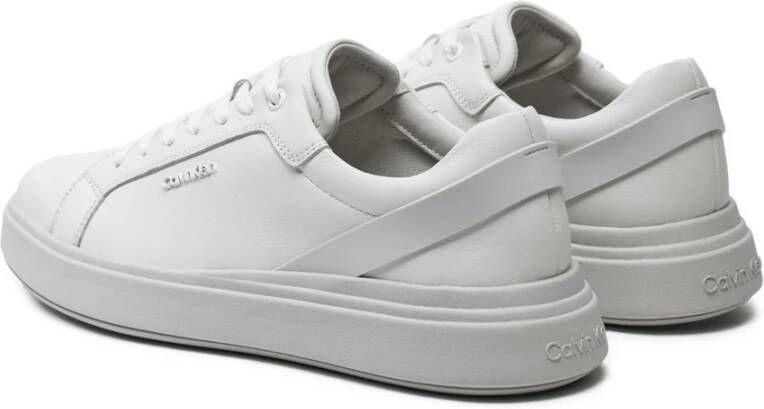 Calvin Klein witte leren sneakers White Heren