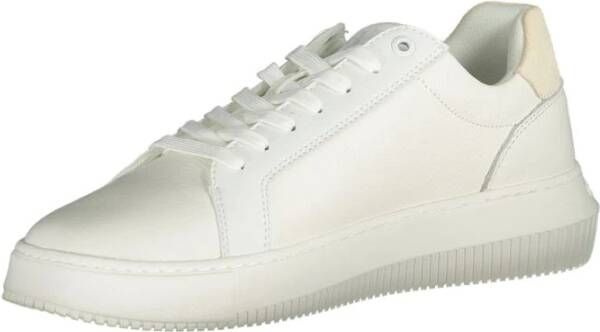 Calvin Klein Witte Polyester Sneaker White Heren