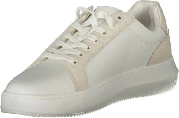 Calvin Klein Witte Polyester Sneaker White Heren