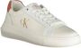 Calvin Klein Witte polyester sneakers met ademend ontwerp White Dames - Thumbnail 3