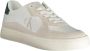 Calvin Klein Witte polyester sneakers met logoprint White Heren - Thumbnail 2