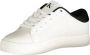 Calvin Klein Witte polyester sneakers met veters contrastdetails print logo White - Thumbnail 13