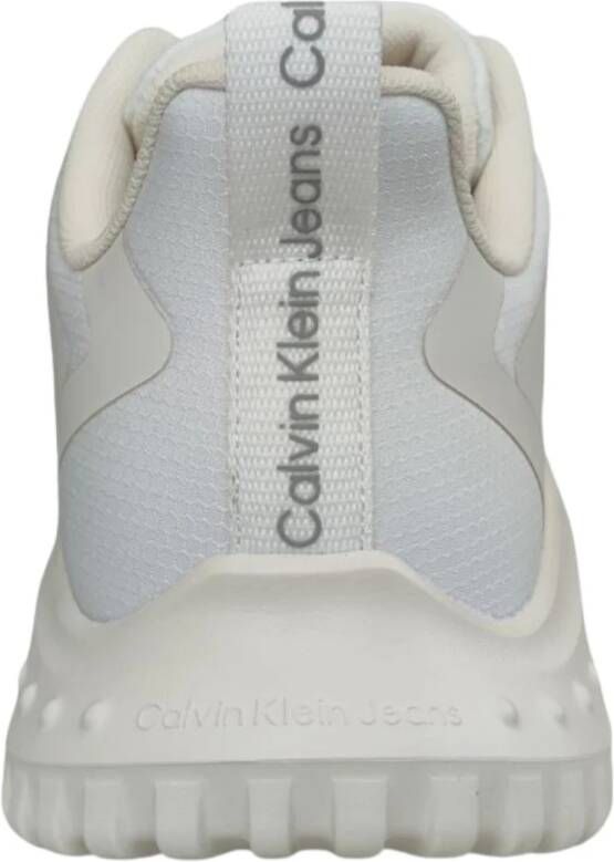 Calvin Klein Witte Sneakers Eco-Vriendelijk Moderne Stijl White Heren