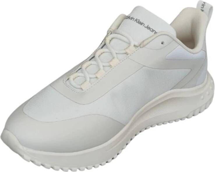 Calvin Klein Witte Sneakers Eco-Vriendelijk Moderne Stijl White Heren