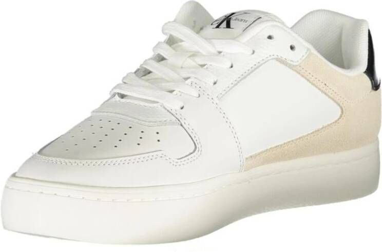 Calvin Klein Witte Sneakers met Contrastdetails White Dames