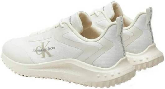 Calvin Klein Witte Sneakers Minimalistische Stijl White Heren