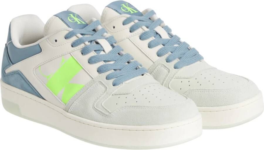 Calvin Klein Witte Sneakers Multicolor Heren