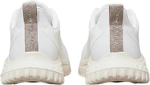 Calvin Klein Witte Sneakers Polyester Ripstop Lichtgewicht EVA White Heren