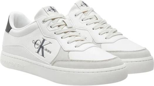 Calvin Klein Witte Sneakers Stijlvol Comfortabel White Heren