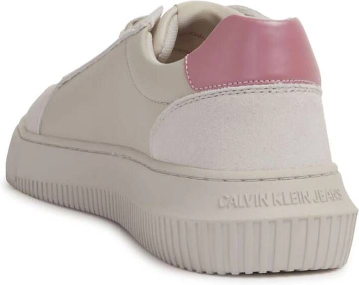 Calvin Klein Witte Sneakers voor Vrouwen Aw24 White Dames