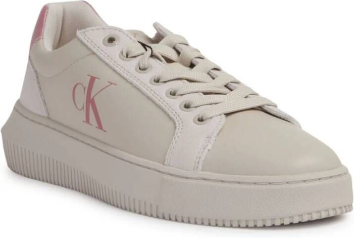 Calvin Klein Witte Sneakers voor Vrouwen Aw24 White Dames