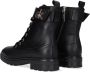 Calvin Klein Cleat Biker Boot Veterboots Laarzen Met Veters Dames Zwart - Thumbnail 10