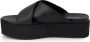 Calvin Klein Slippers FLATFORM CROSS MG UC plateau zomerschoen pantoffels met kruisverband - Thumbnail 7