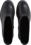 Calvin Klein Zwarte Enkellaarzen Mono Mix Stijl Black Dames - Thumbnail 4