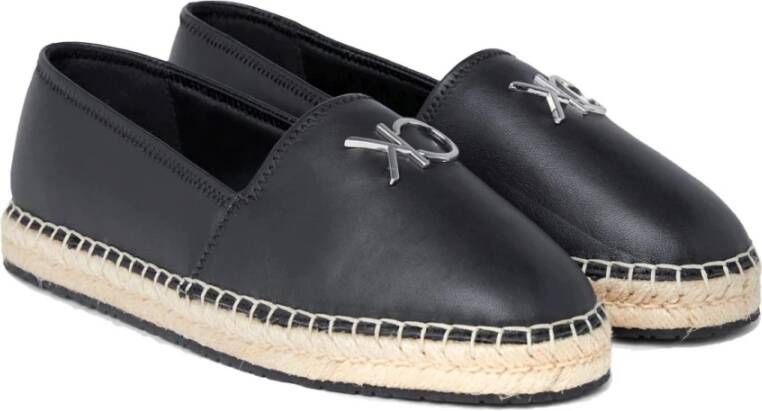 Calvin Klein Zwarte Espadrille Re-Lock Damesschoenen Black Dames