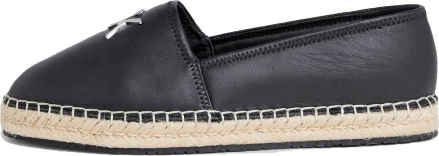 Calvin Klein Zwarte Espadrille Re-Lock Damesschoenen Black Dames