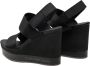 Calvin Klein Jeans Zwarte Sleehak Sandaal Webbing Vrouwen Black Dames - Thumbnail 13