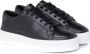 Calvin Klein Zwarte Lace-Up Flatform Sneakers Black Dames - Thumbnail 2