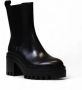 Calvin Klein Jeans Zwarte Chunky Heeled Chelsea Enkellaarzen Black Dames - Thumbnail 7