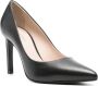 Calvin Klein Zwarte Leren Gesloten Neus Pumps Black Dames - Thumbnail 2