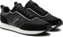 Calvin Klein Zwarte leren sneakers Black Heren - Thumbnail 2