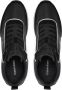 Calvin Klein Zwarte leren sneakers Black Heren - Thumbnail 4