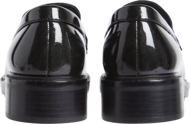 Calvin Klein Zwarte Loafer Bar Saff Damesschoenen Black Dames