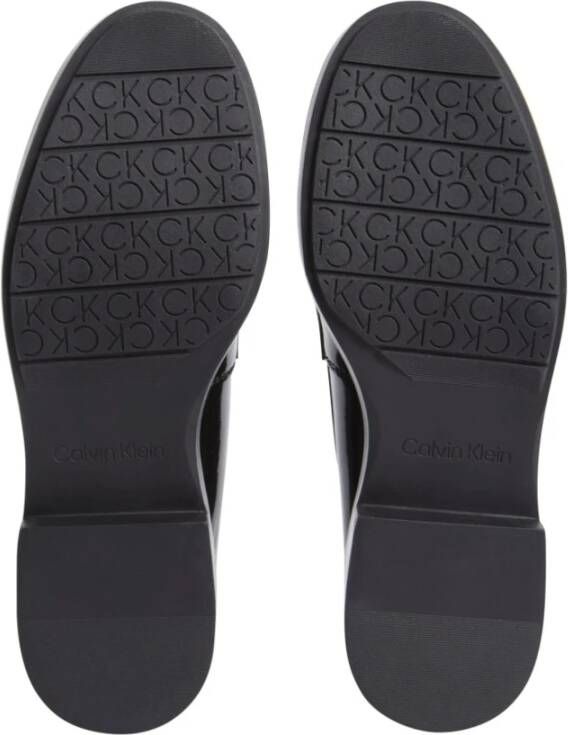 Calvin Klein Zwarte Loafer Bar Saff Damesschoenen Black Dames