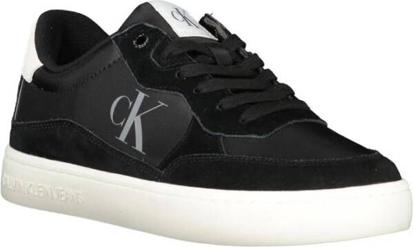 Calvin Klein Zwarte Polyester Sneaker Black Heren