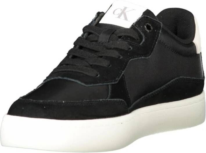 Calvin Klein Zwarte Polyester Sneaker Black Heren