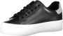 Calvin Klein Zwarte Polyester Sneaker met Contrasterende Details Black Dames - Thumbnail 3