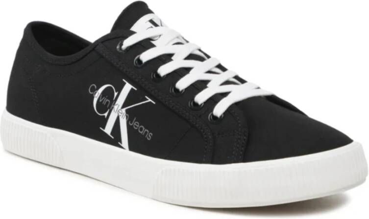 Calvin Klein Zwarte Sneakers Essential Black Heren