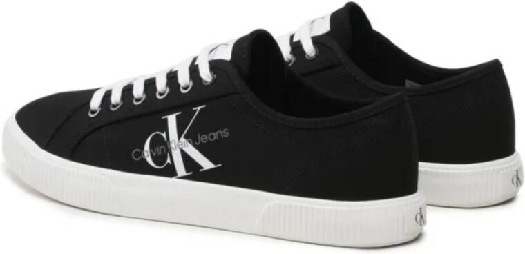 Calvin Klein Zwarte Sneakers Essential Black Heren