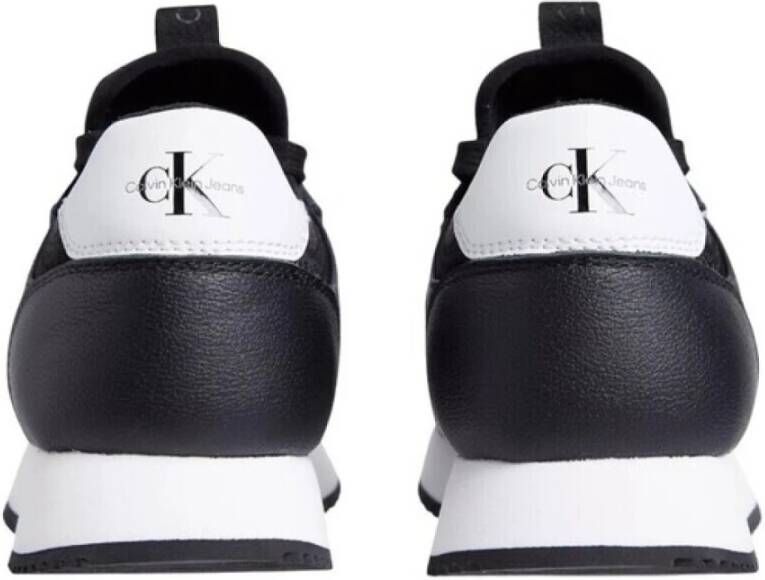 Calvin Klein Zwarte Sneakers Runner Sock Black Dames