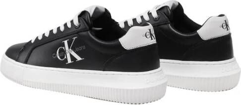 Calvin Klein Zwarte Sneakers Urban Stijl Black Dames