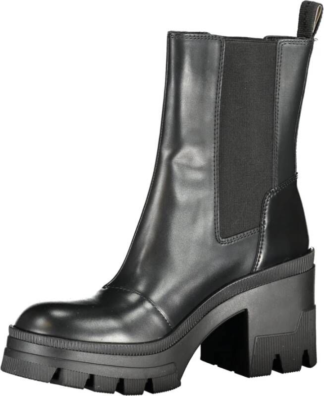 Calvin Klein Zwarte Veterschoen met Zijrits Black Dames