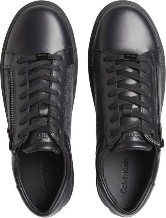 Calvin Klein Zwarte Veterschoenen Black Heren