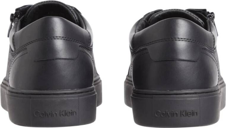 Calvin Klein Zwarte Veterschoenen Black Heren