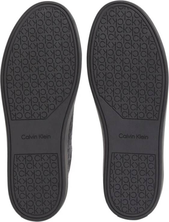 Calvin Klein Zwarte Veterschoenen Black Heren