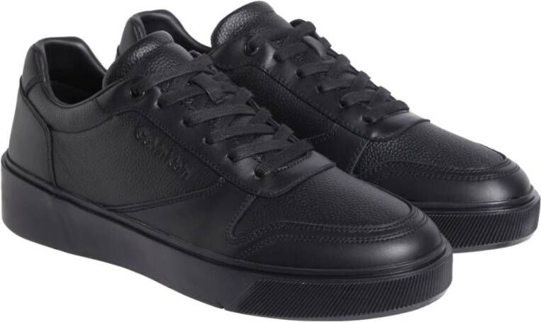 Calvin Klein Zwarte Veterschoenen Black Heren