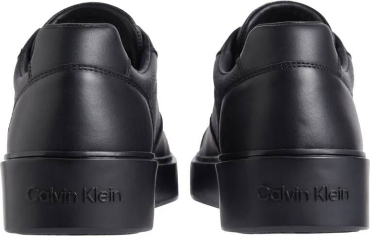 Calvin Klein Zwarte Veterschoenen Black Heren