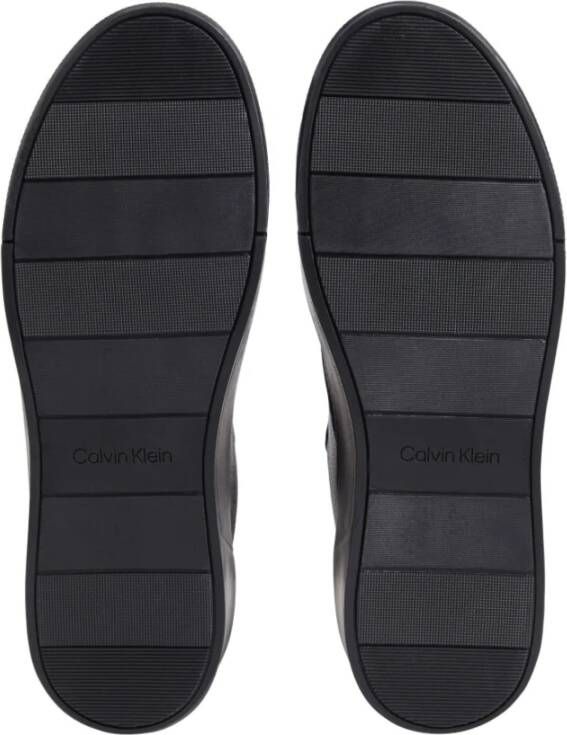 Calvin Klein Zwarte Veterschoenen Black Heren