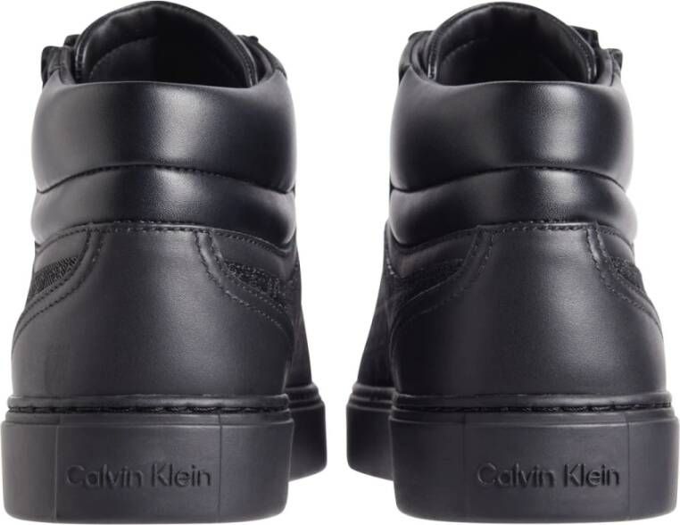 Calvin Klein Zwarte Veterschoenen voor Mannen Black Heren