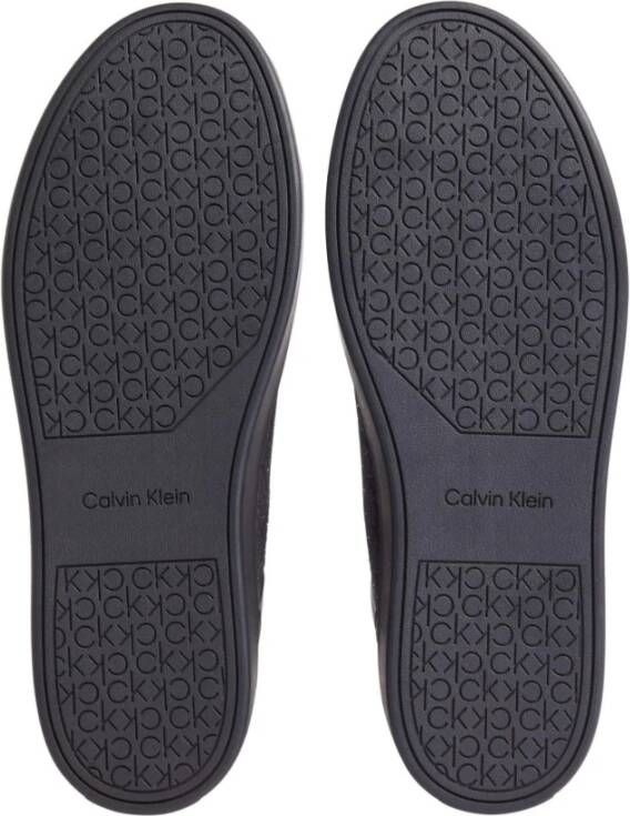 Calvin Klein Zwarte Veterschoenen voor Mannen Black Heren