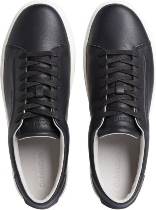 Calvin Klein Zwarte Veterschoenen voor Mannen Black Heren