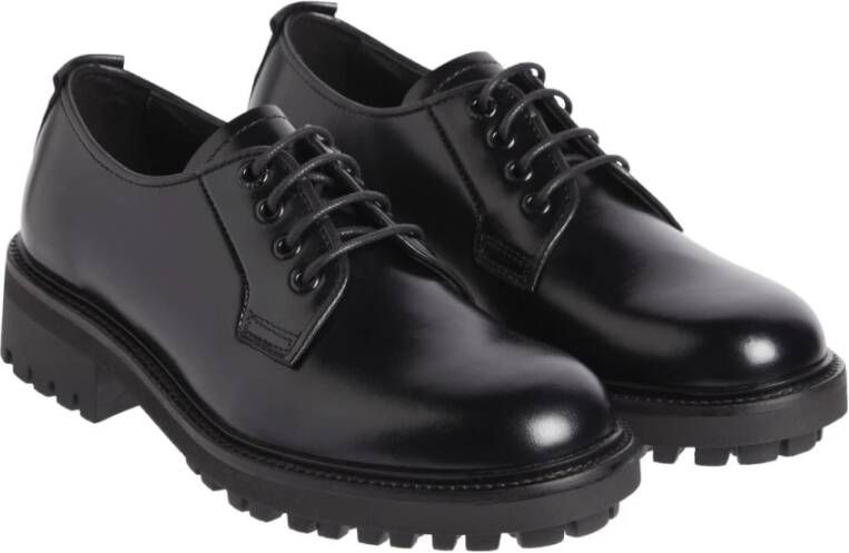 Calvin Klein Zwarte Veterschoenen voor Vrouwen Black Dames