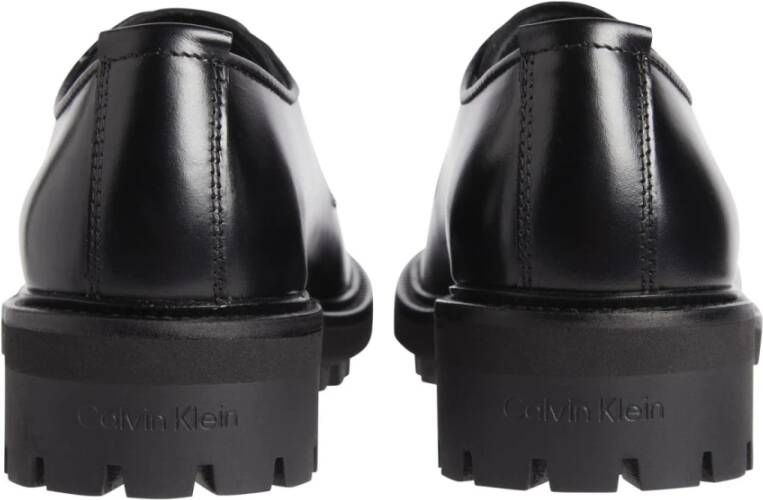 Calvin Klein Zwarte Veterschoenen voor Vrouwen Black Dames