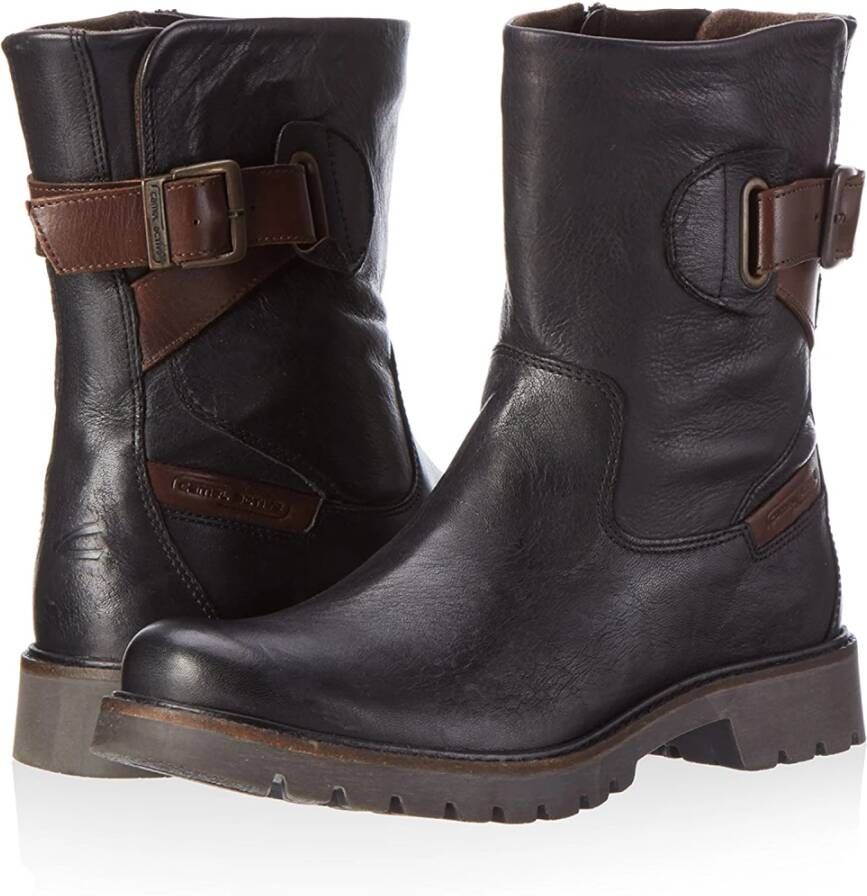 camel active Ankle Boots Zwart Dames