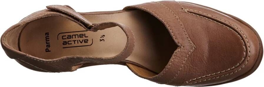 camel active Comfortabele damesschoen met verstelbare bandjes Brown Dames